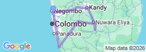 Tour route map