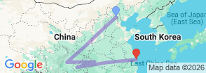 Tour route map