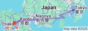 Tour route map