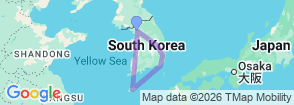 Tour route map