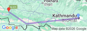 Tour route map