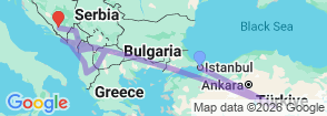 Tour route map
