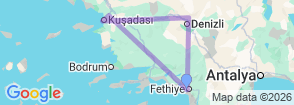 Tour route map