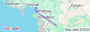 Tour route map