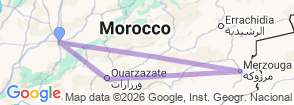 Tour route map