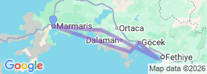 Tour route map