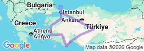 Tour route map