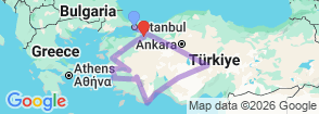 Tour route map