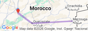 Tour route map