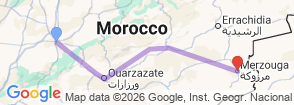 Tour route map