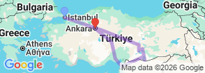 Tour route map