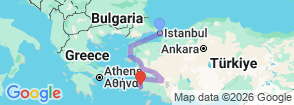 Tour route map