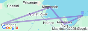 Tour route map