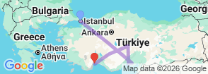 Tour route map