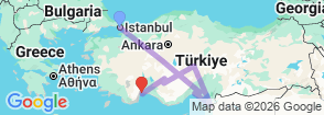 Tour route map