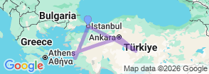 Tour route map