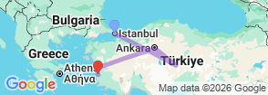 Tour route map