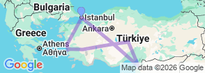 Tour route map