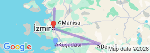 Tour route map