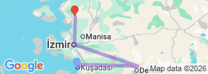 Tour route map