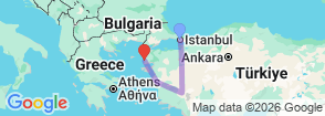 Tour route map