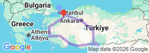 Tour route map