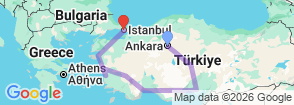Tour route map