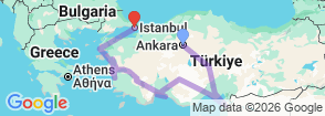 Tour route map
