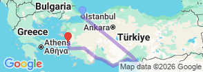 Tour route map