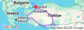 Tour route map