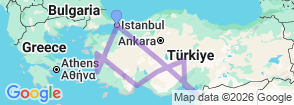 Tour route map