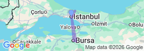 Tour route map