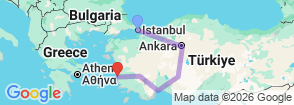 Tour route map