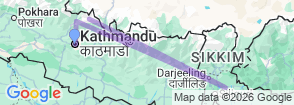 Tour route map