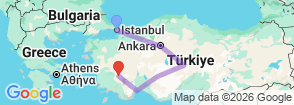 Tour route map