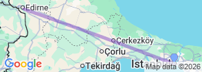 Tour route map