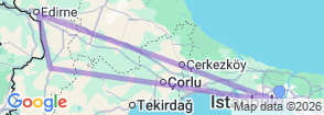 Tour route map