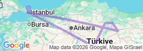 Tour route map
