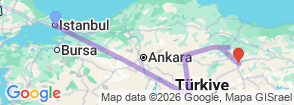 Tour route map