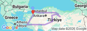 Tour route map