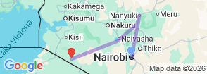 Tour route map