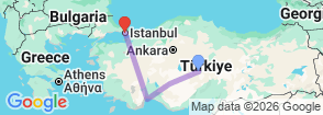 Tour route map