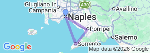 Tour route map