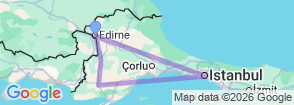 Tour route map