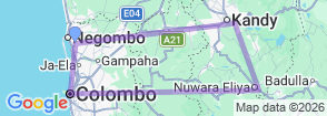 Tour route map