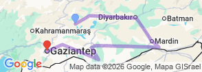 Tour route map