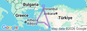 Tour route map