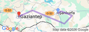 Tour route map