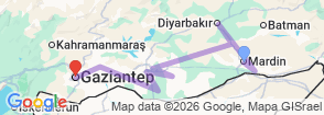 Tour route map