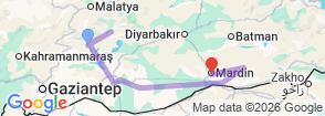Tour route map